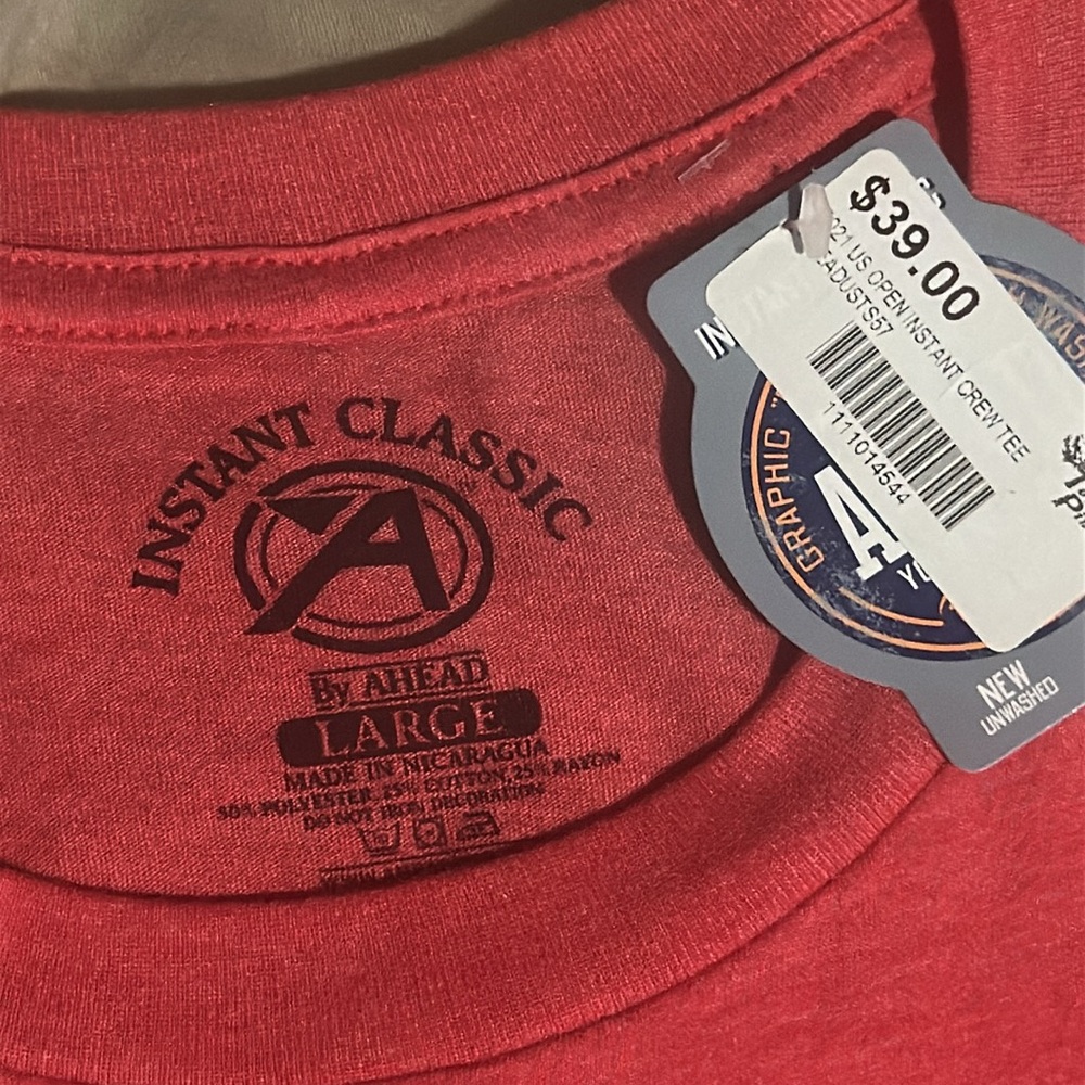 Torrey Pines, U.S Open 2021 Red Instant Classic Tee. NWT still. - Picture 2 of 5